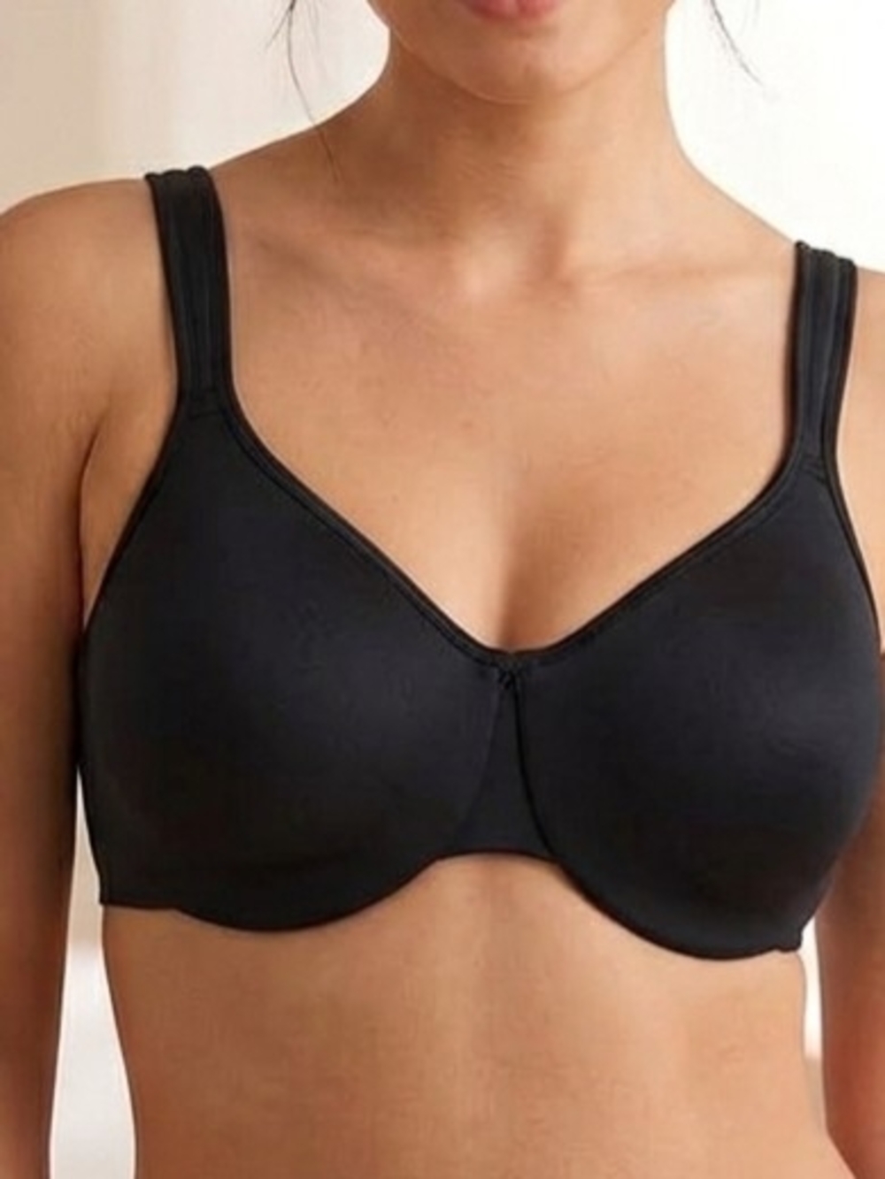 Bali Black Full Coverage Underwire Bra